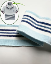 Flat Knit Rib fabric