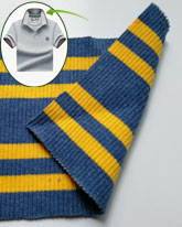 Flat Knit Rib fabric