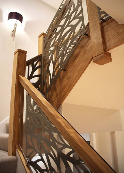 Laser cutting for staircases