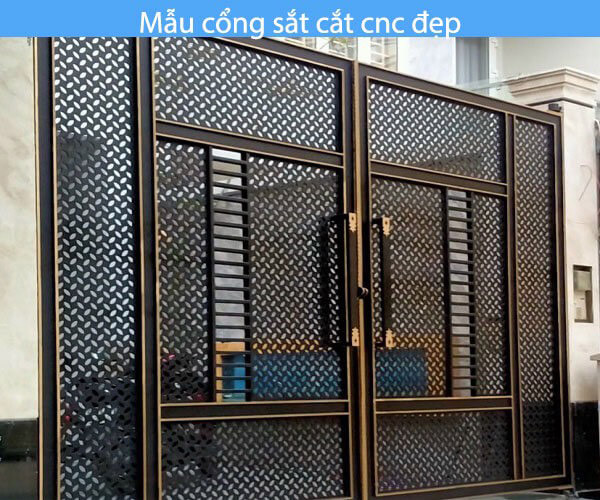 Laser cutting for iron gates