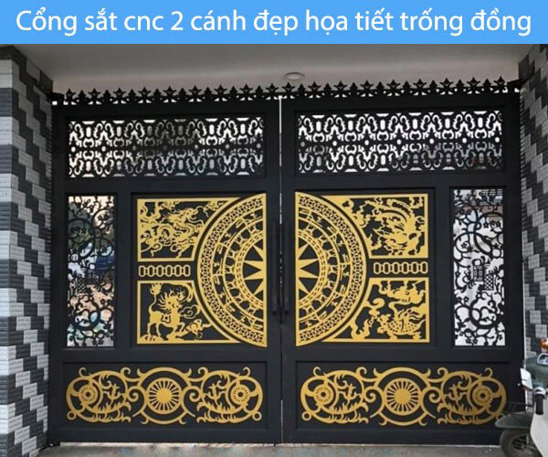 Laser cutting for iron gates