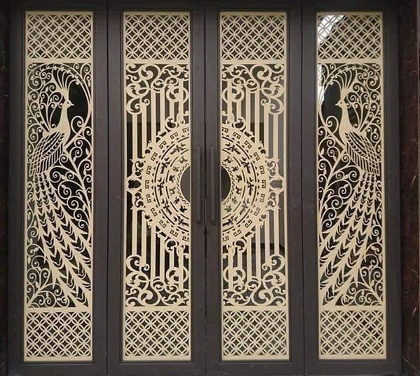 Laser cutting for iron gates