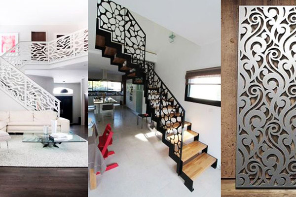 Laser cutting for staircases