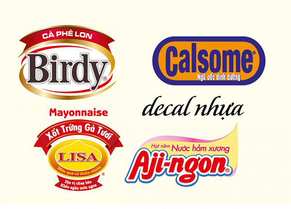 Plastic decal printing