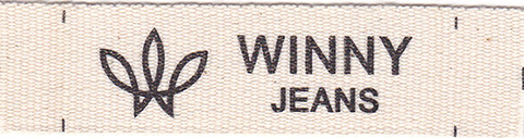 Woven label printing