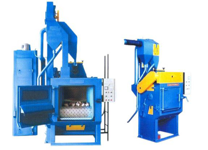 Roll-type sandblasting machine