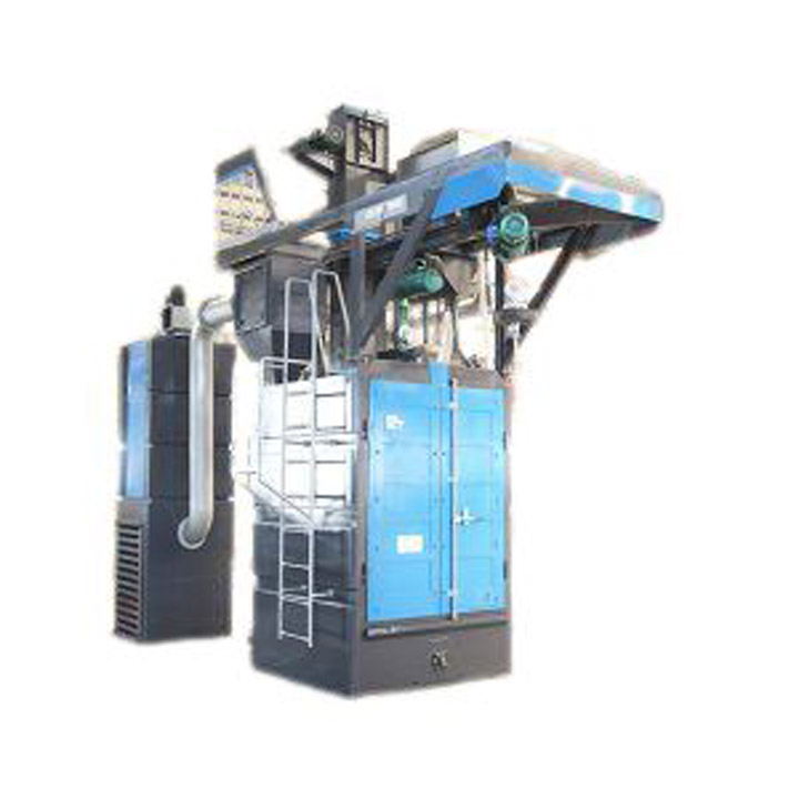 Hanger-type sandblasting machine