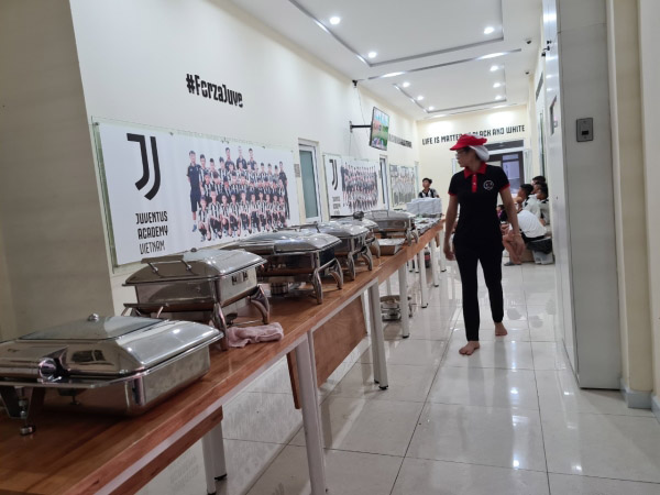 Industrial catering service