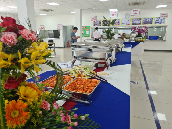 Industrial catering service