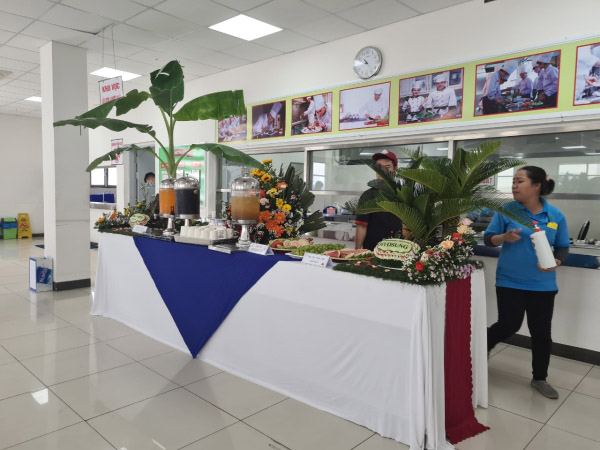 Industrial catering service