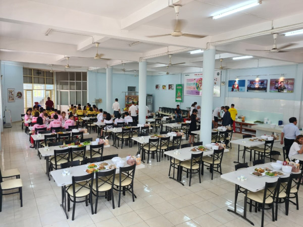 Industrial catering service