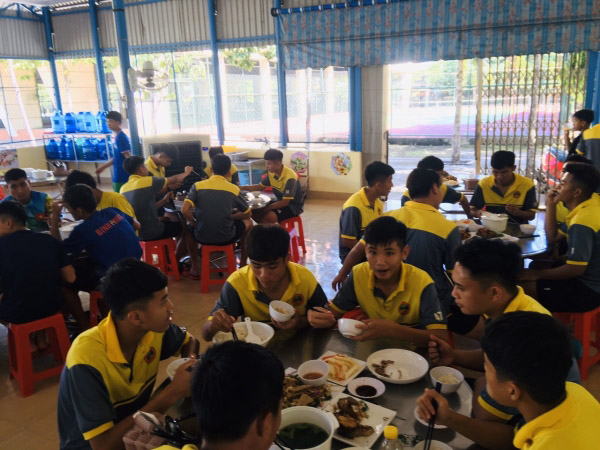 Industrial catering service