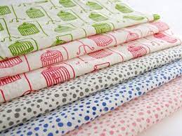 Flower printed fabric