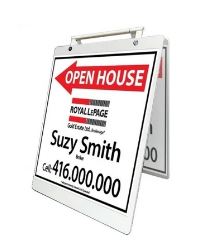 PP corrugated sign board
