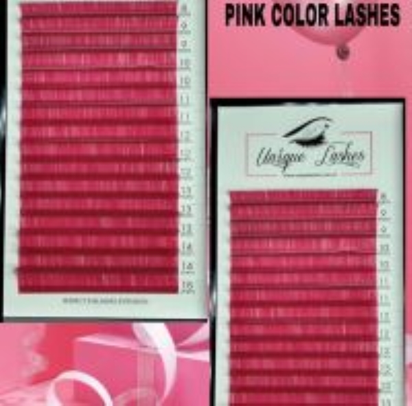 Pink lashes