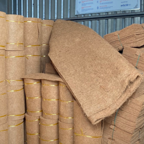 Coconut fiber mat