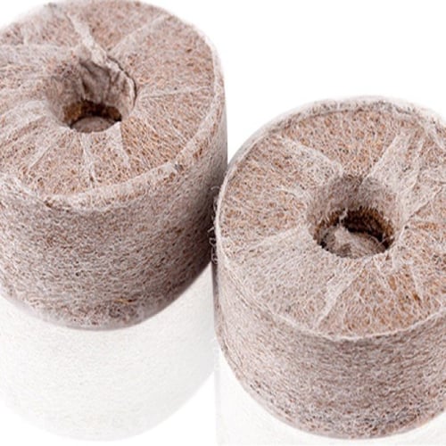 Coconut fiber pellet