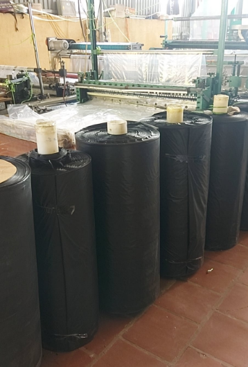 Black garbage bag