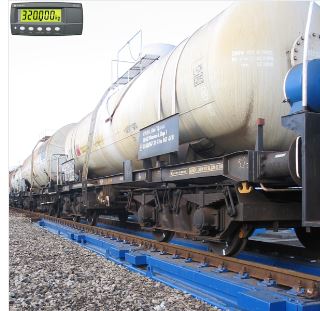 Dynamic railcar scale