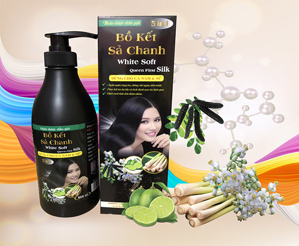 Herbal soapberry shampoo