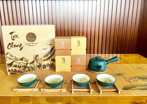 400g oolong tea engraved box