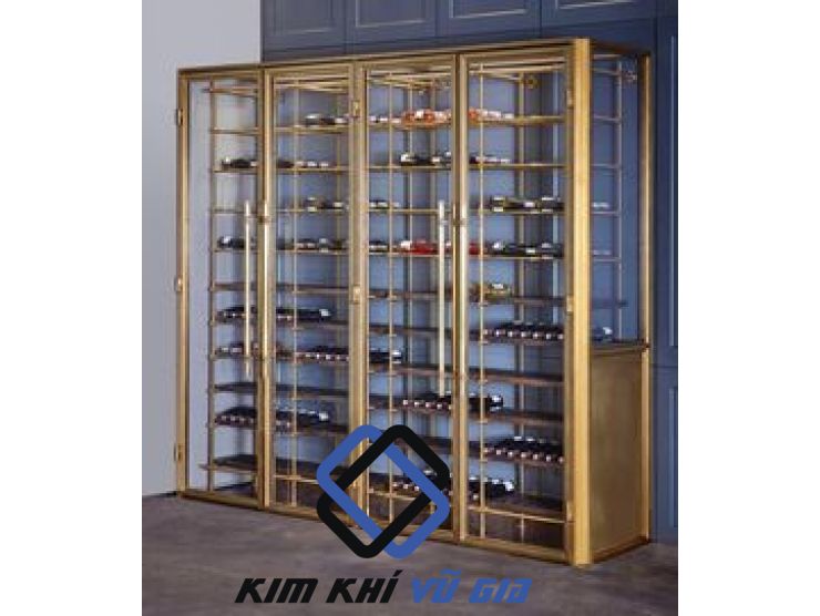 Stainless steel wine cabinet