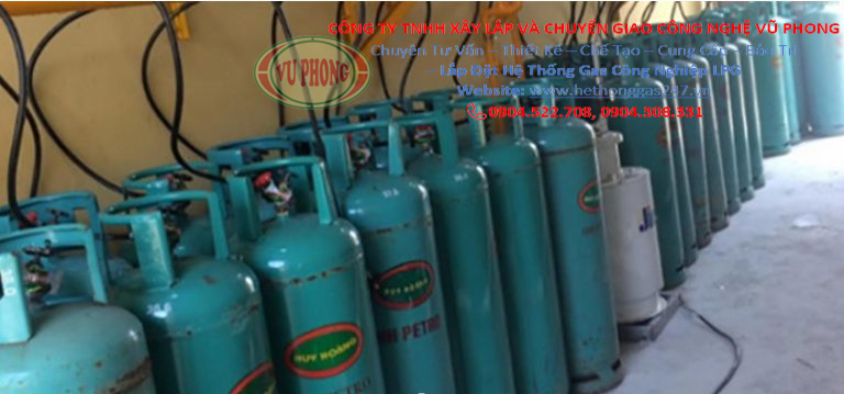 Installation of LPG industrial gas system