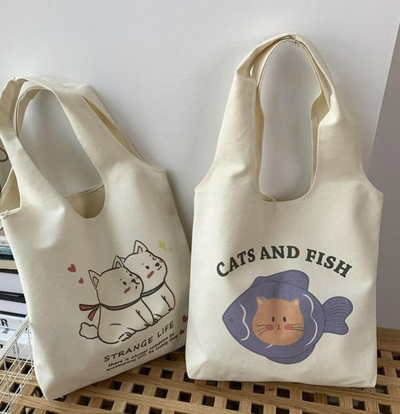 Canvas crossbody bag