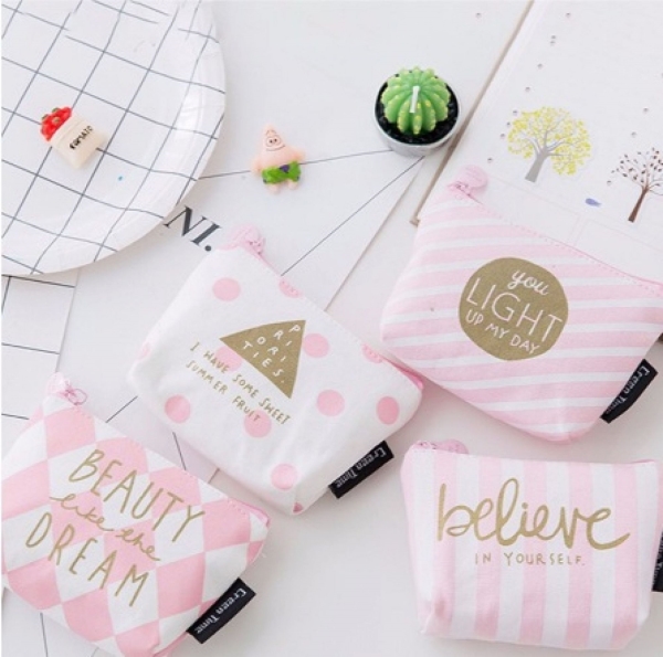 Mini canvas bag for smartphone