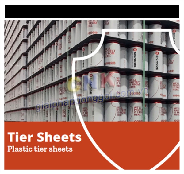 Plastic tier sheet