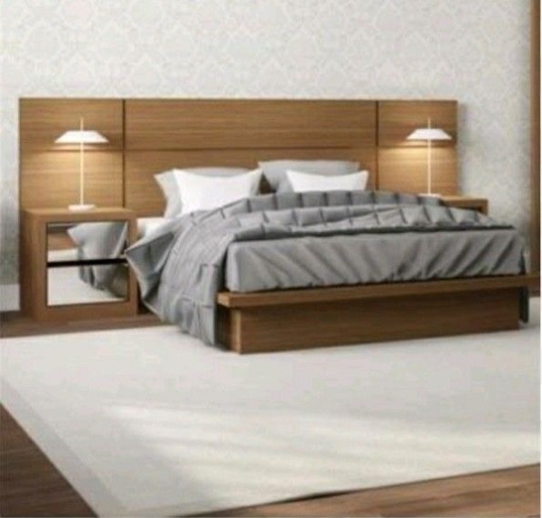 Wooden bed