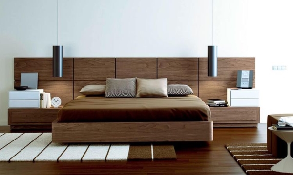 Wooden bed