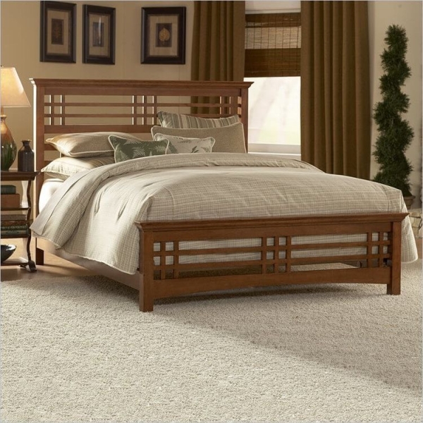 Wooden bed