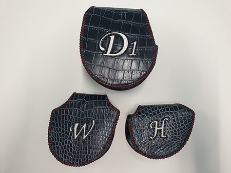 Leather golf club cover