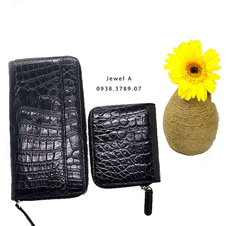 Ostrich leather men’s wallet