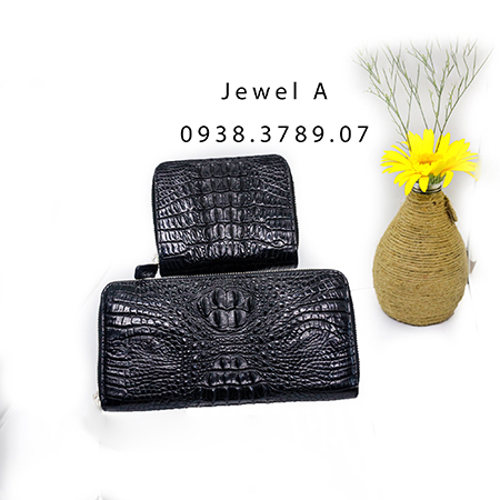 Ostrich leather men’s wallet