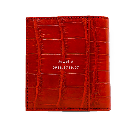 Crocodile leather wallet