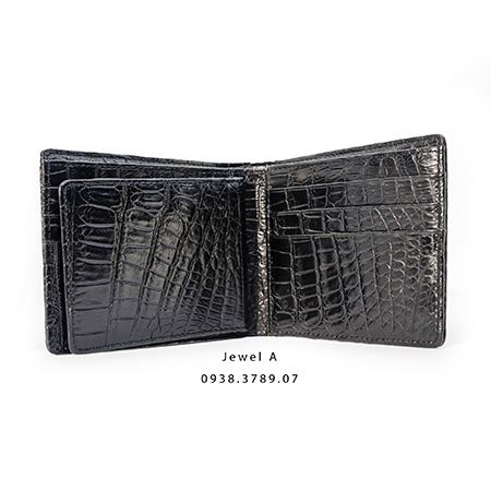 Crocodile leather wallet