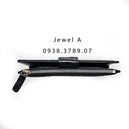 Crocodile leather wallet
