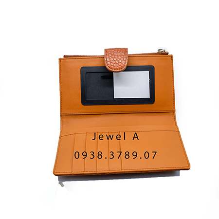 Crocodile leather wallet
