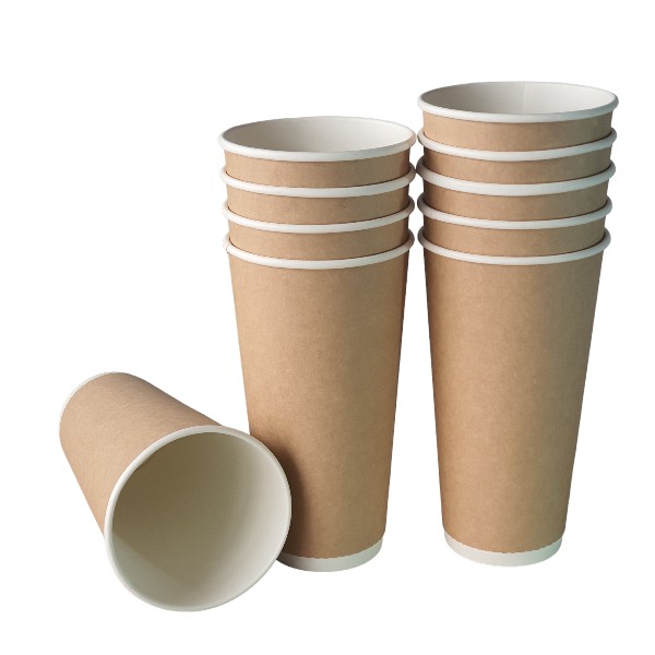 2-layer 22oz - 600ml kraft paper cup