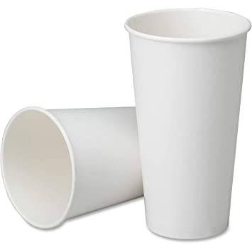 Packbn 2-layer 22oz - 600ml white paper cup