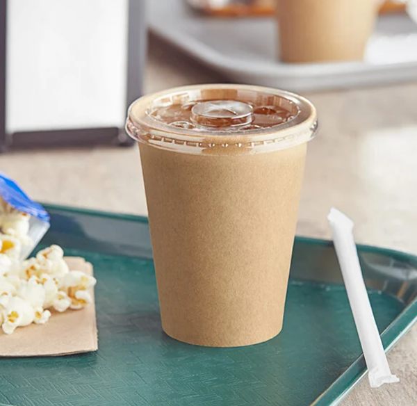 12oz 1PE kraft paper cup
