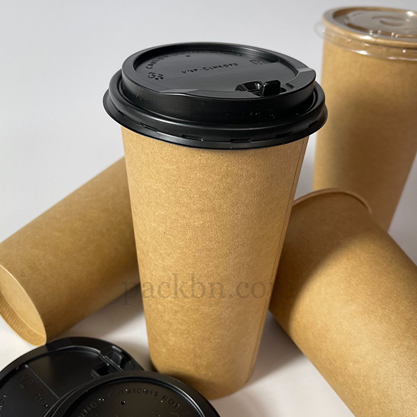 22oz 1PE kraft paper cup