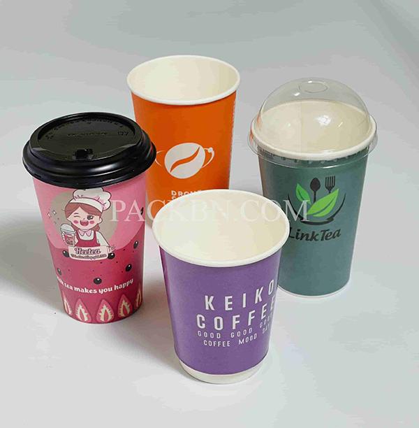 Printed 1PE paper cup