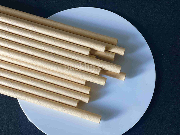 D12mm kraft paper straw