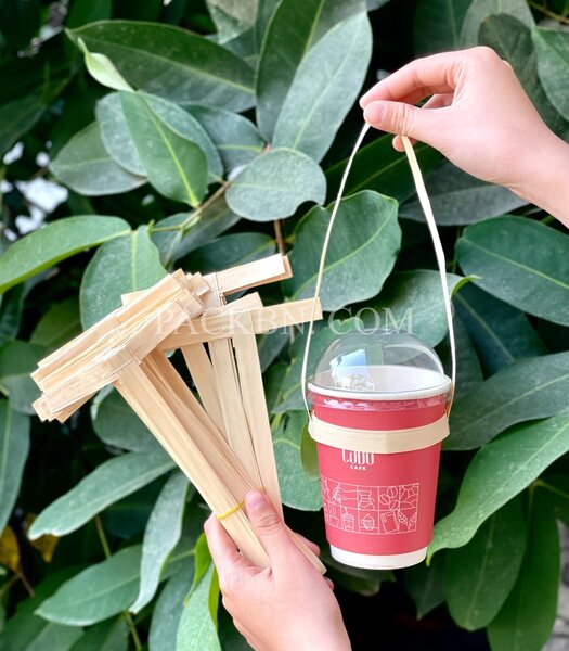 Packbn leaf cup holder strap
