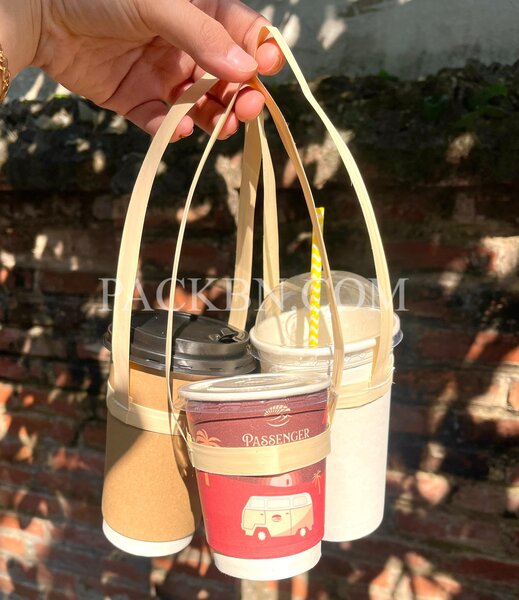 Packbn leaf cup holder strap