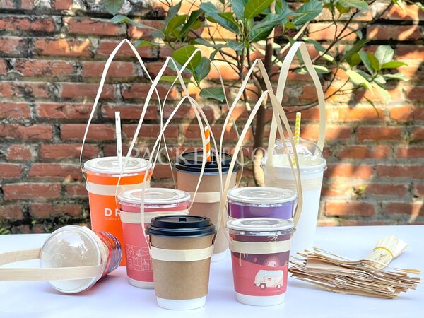 Packbn leaf cup holder strap