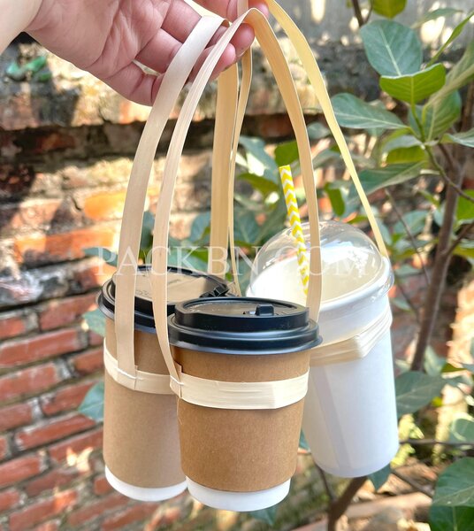 Packbn leaf cup holder strap